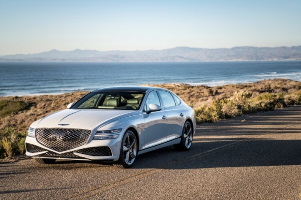 ​현대차그룹이 미국 신차 상품성 만족도 조사에서 차급별 최다 차종 1위를 달성했다. 제네시스 G80 (사진=현대차그룹)