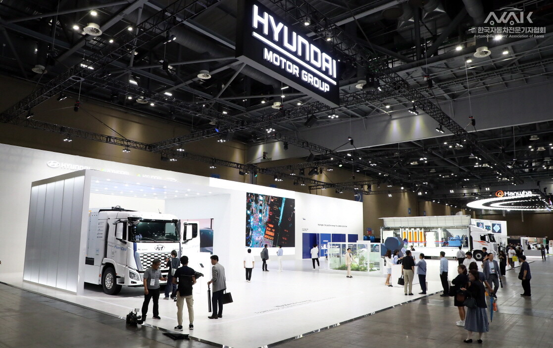 H2 MEET 베스트 프로덕트 어워드에서 베스트 픽에 선정된 현대자동차그룹 부스