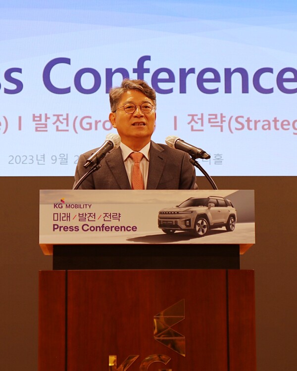 곽재선 KG모빌리티 회장, 사진=KG모빌리티 제공출처 : 데일리한국(https://daily.hankooki.com)
